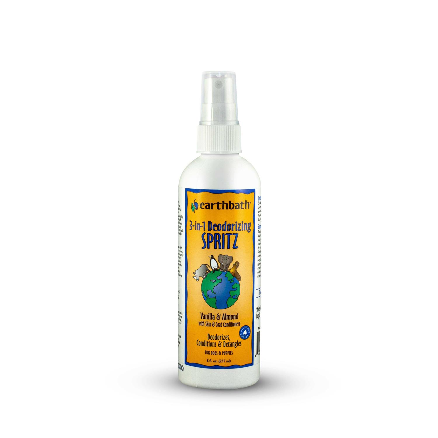 Earthbath 3-in-1 Vanilla Almond Deodorizing Spritz