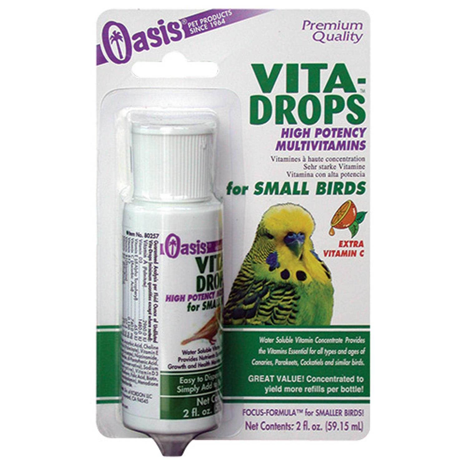 Oasis Vita Drops for Small Birds