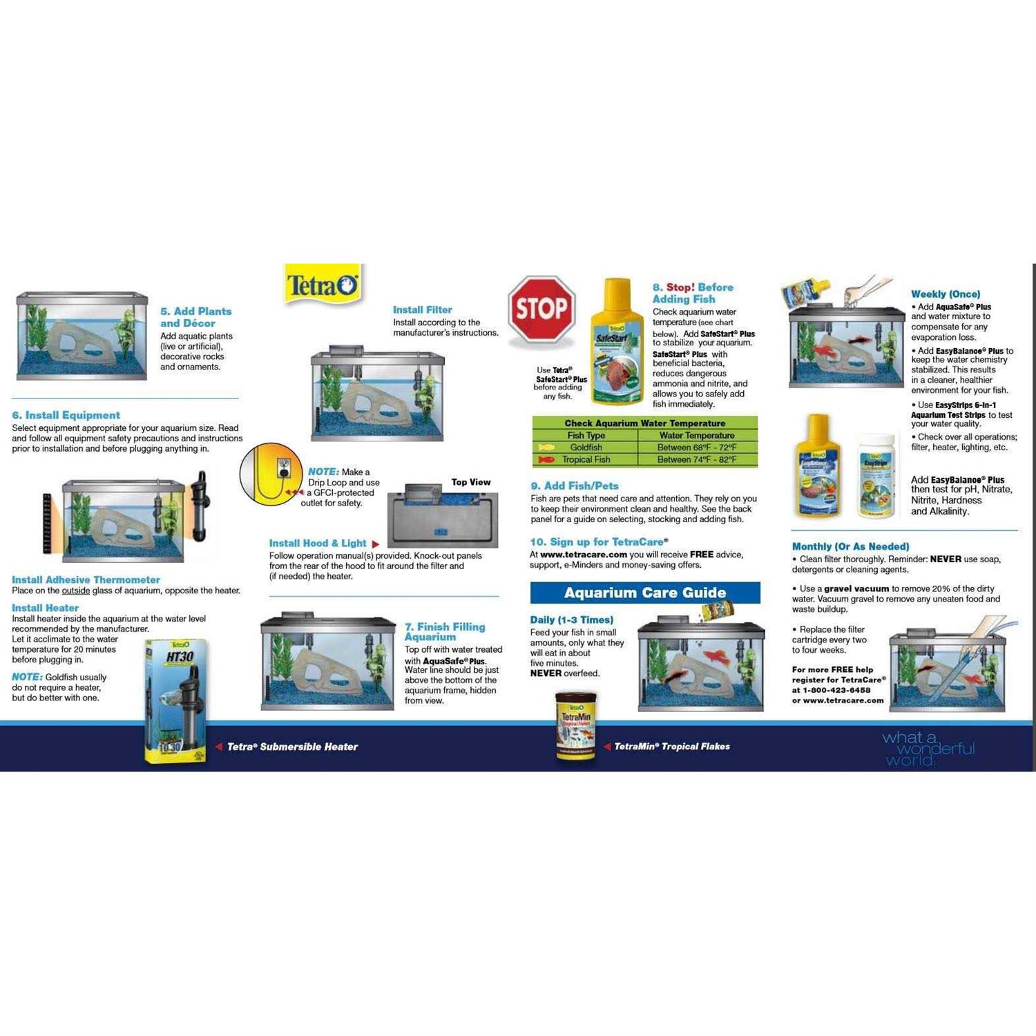 Tetra 55-Gallon Starter Aquarium with Net