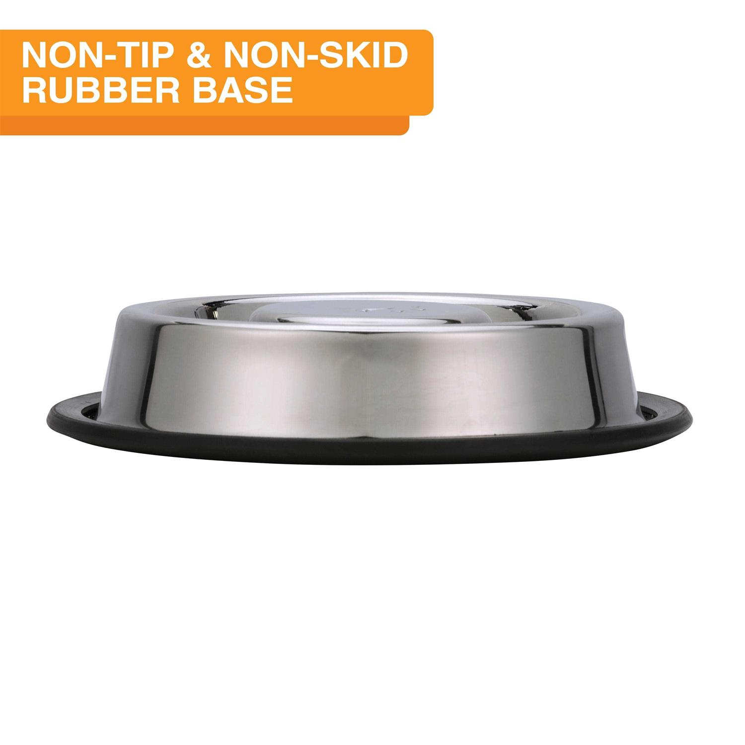 Neater Pet Brands Stainless Steel Slow Feed Bowl Non-Tip & Non-Skid