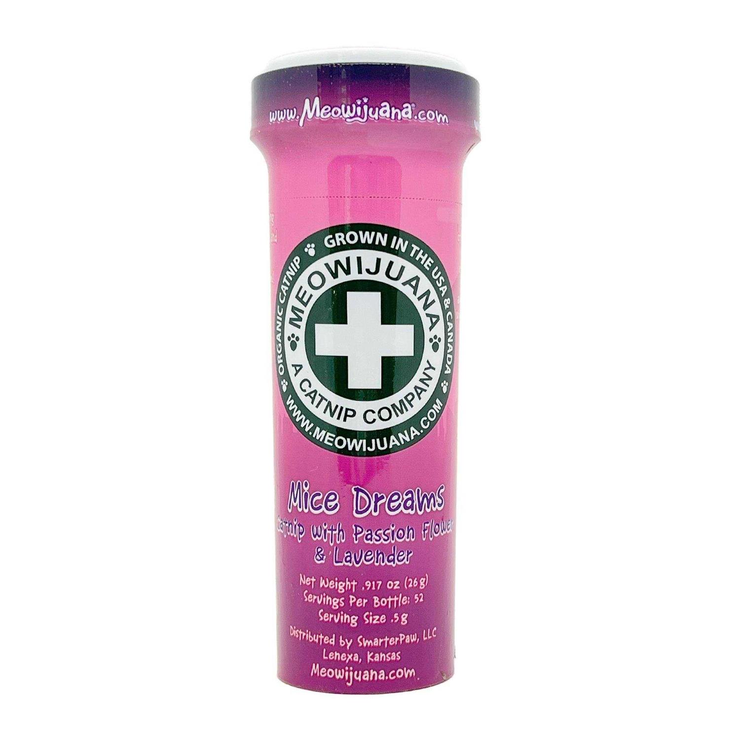 Meowijuana Mice Dreams Passion Flower Lavender Catnip Blend