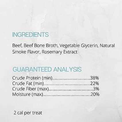 Farmland Traditions Tiny Loves Beef with Bone Broth Flavored Jerky Dog Treats