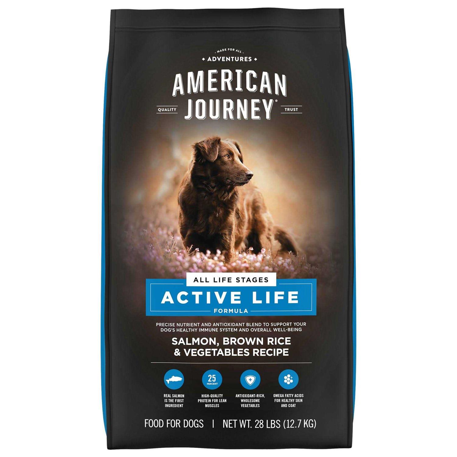 American Journey u0026 Brown Rice Protein First Recipe Dry Dog Food