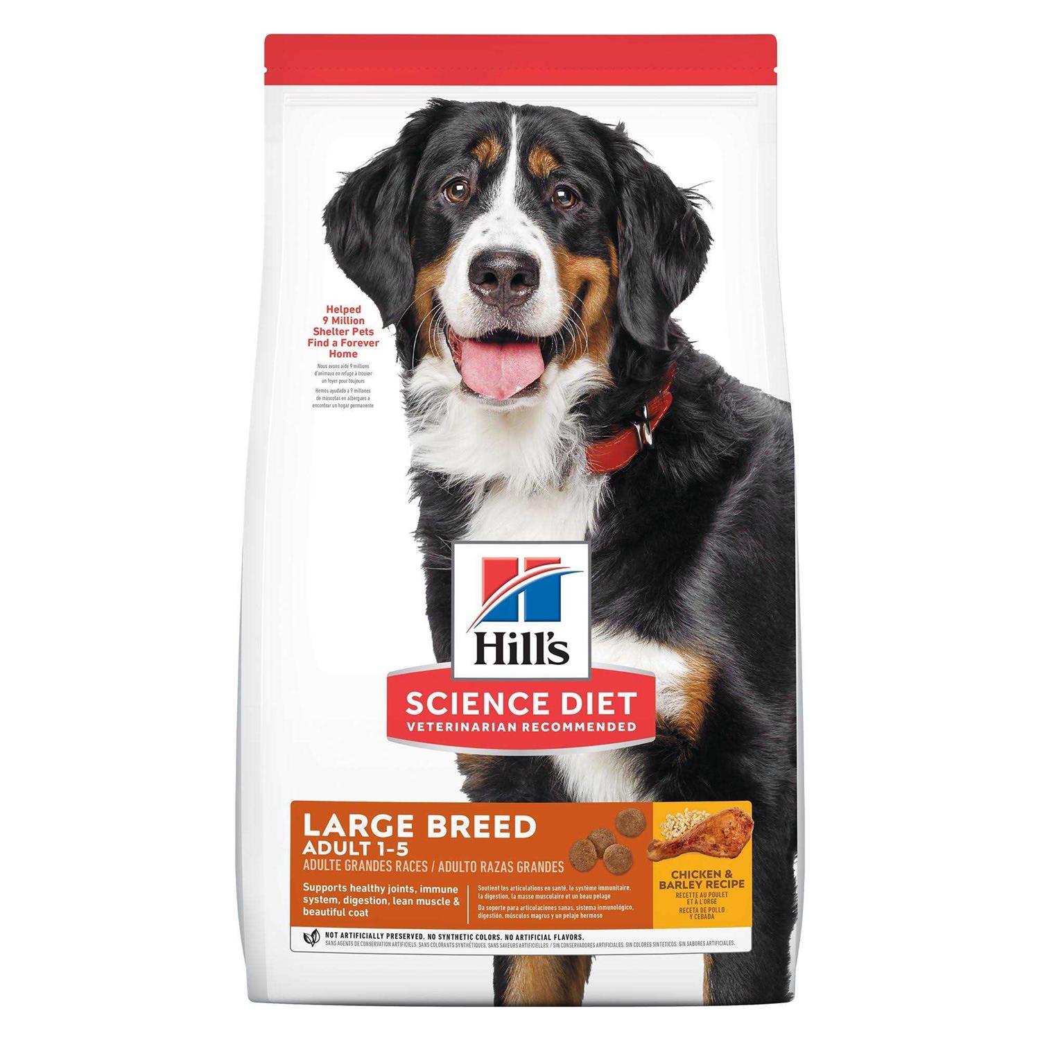 Hill’s Science Diet Adult Chicken & Barley Recipe Large Breed Dry Dog Food