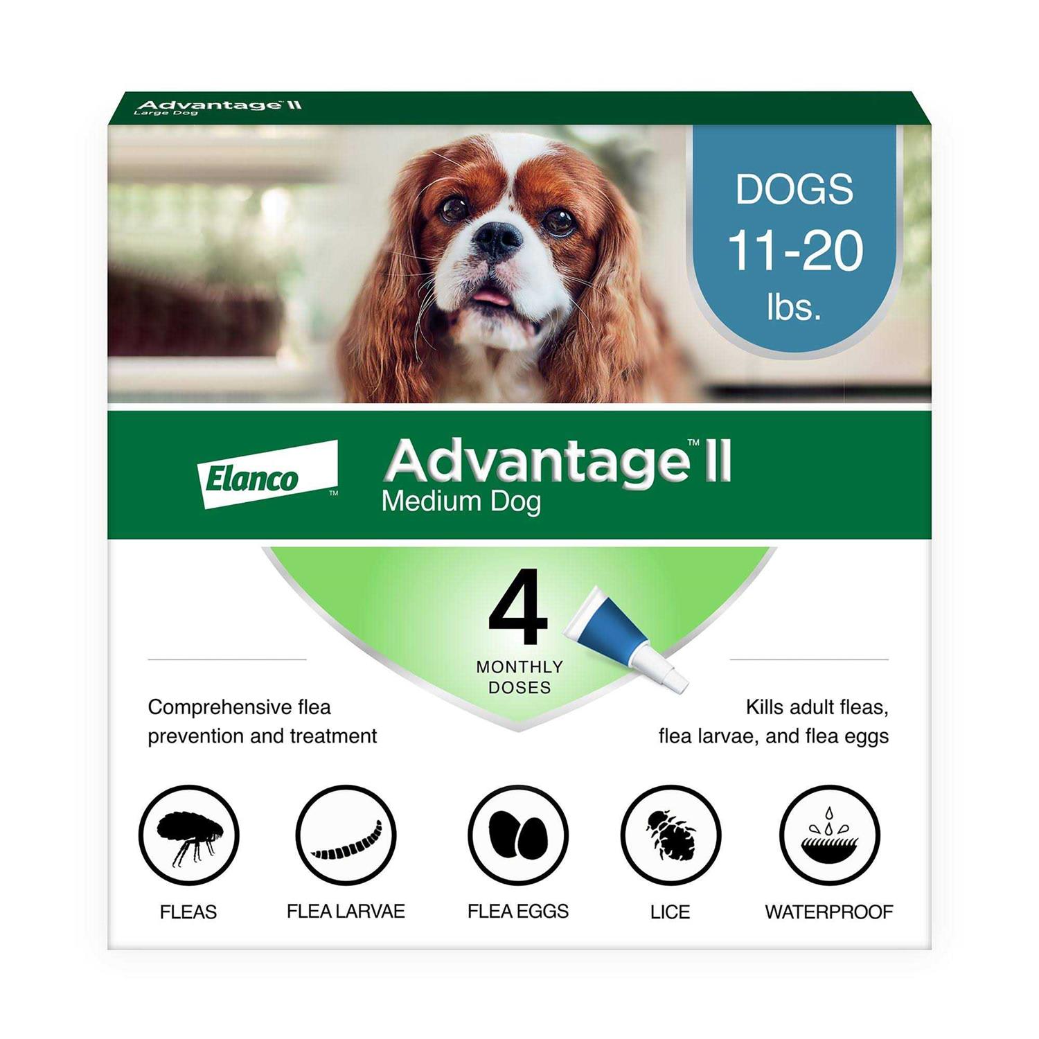 Advantage II for Dogs Medium