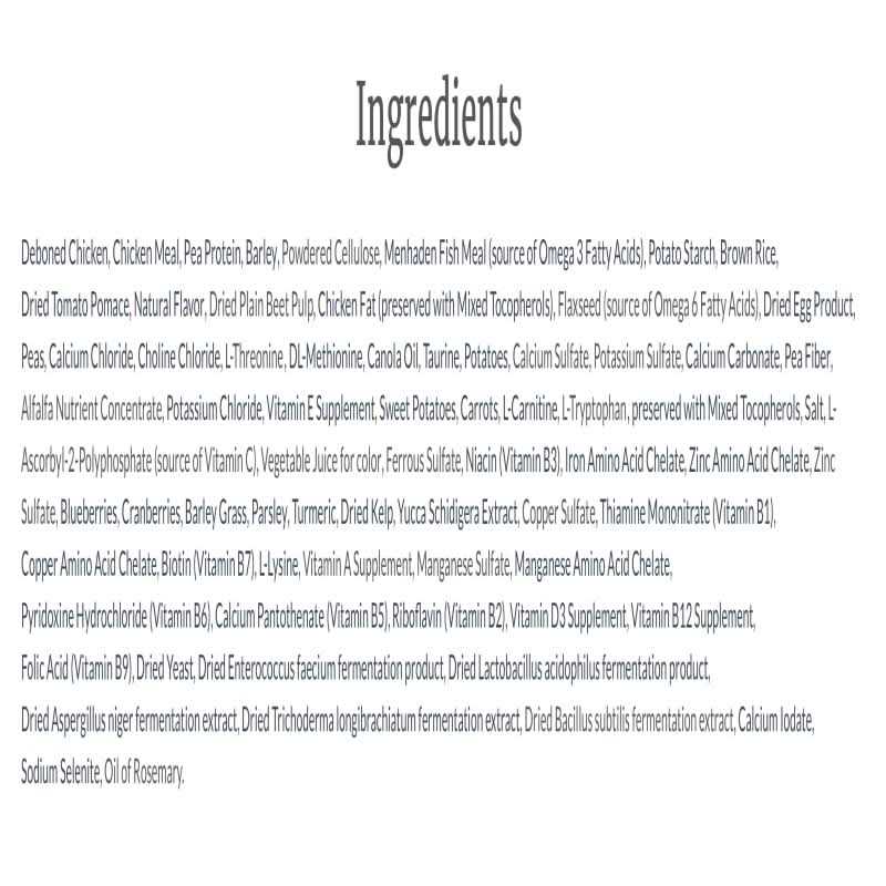 Blue Buffalo True Solutions Fit & Healthy Weight Control Formula Adult Dry Cat Food