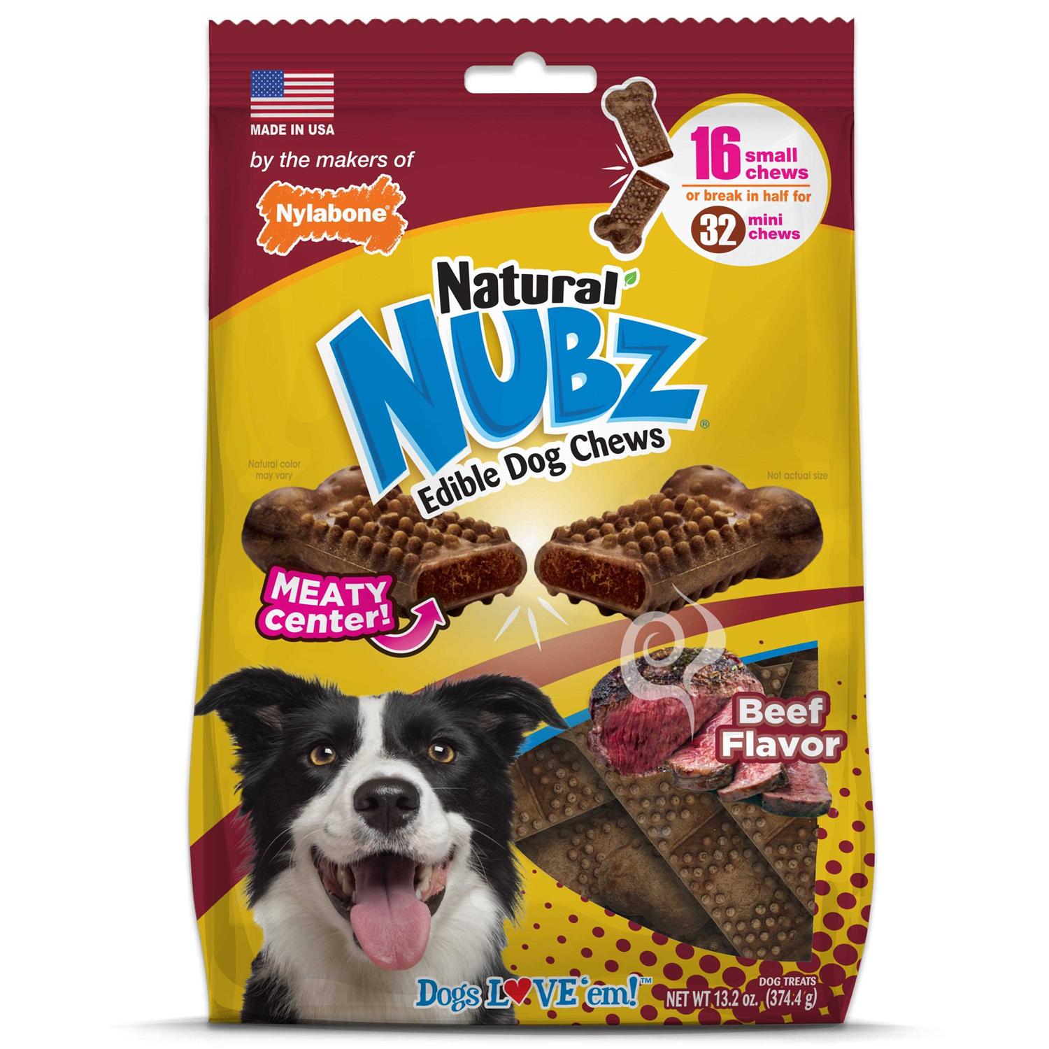 Nylabone Natural Nubz Edible Dog Chews