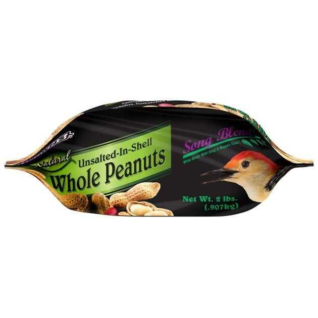 Song Blend Unsalted In-Shell Whole Peanuts Bird Food
