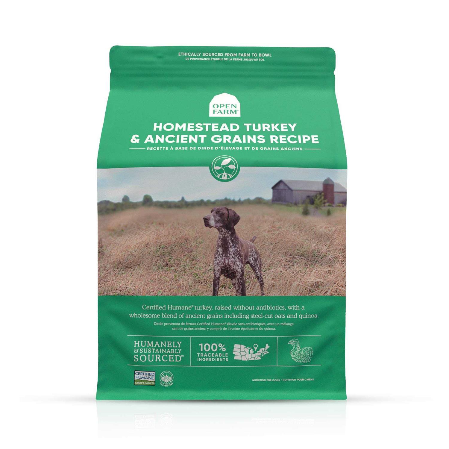 Open Farm Homestead Turkey Ancient Grains Dry Dog Food
