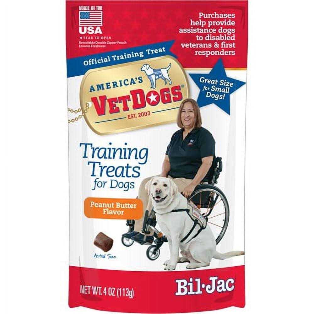 Bil-jac VetDogs Peanut Butter Flavor Training Treats for Dogs
