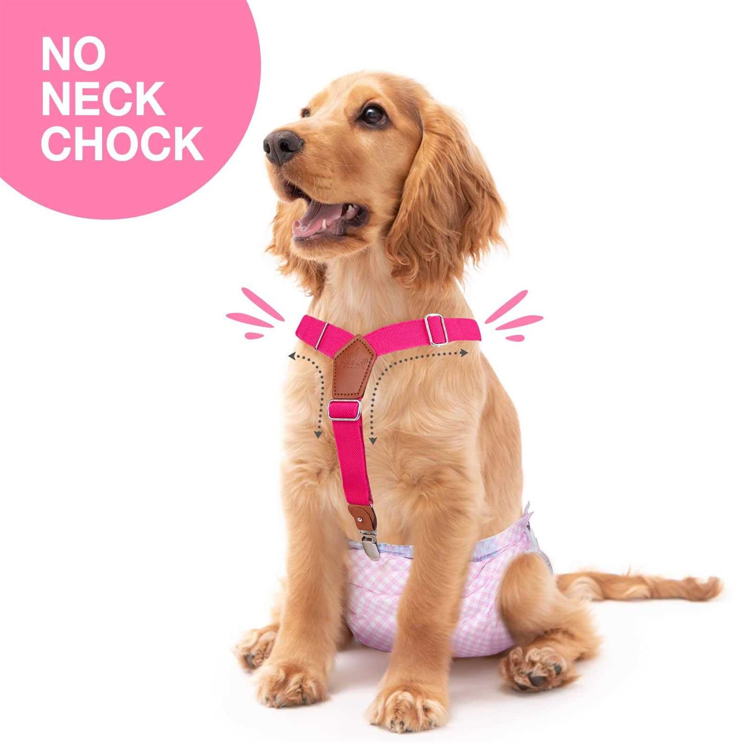 Pet Soft Dog Suspenders 2 Pieces Female Dog Diaper Suspenders for Dogs Diaper Keeper Suspender for Dog Skirt