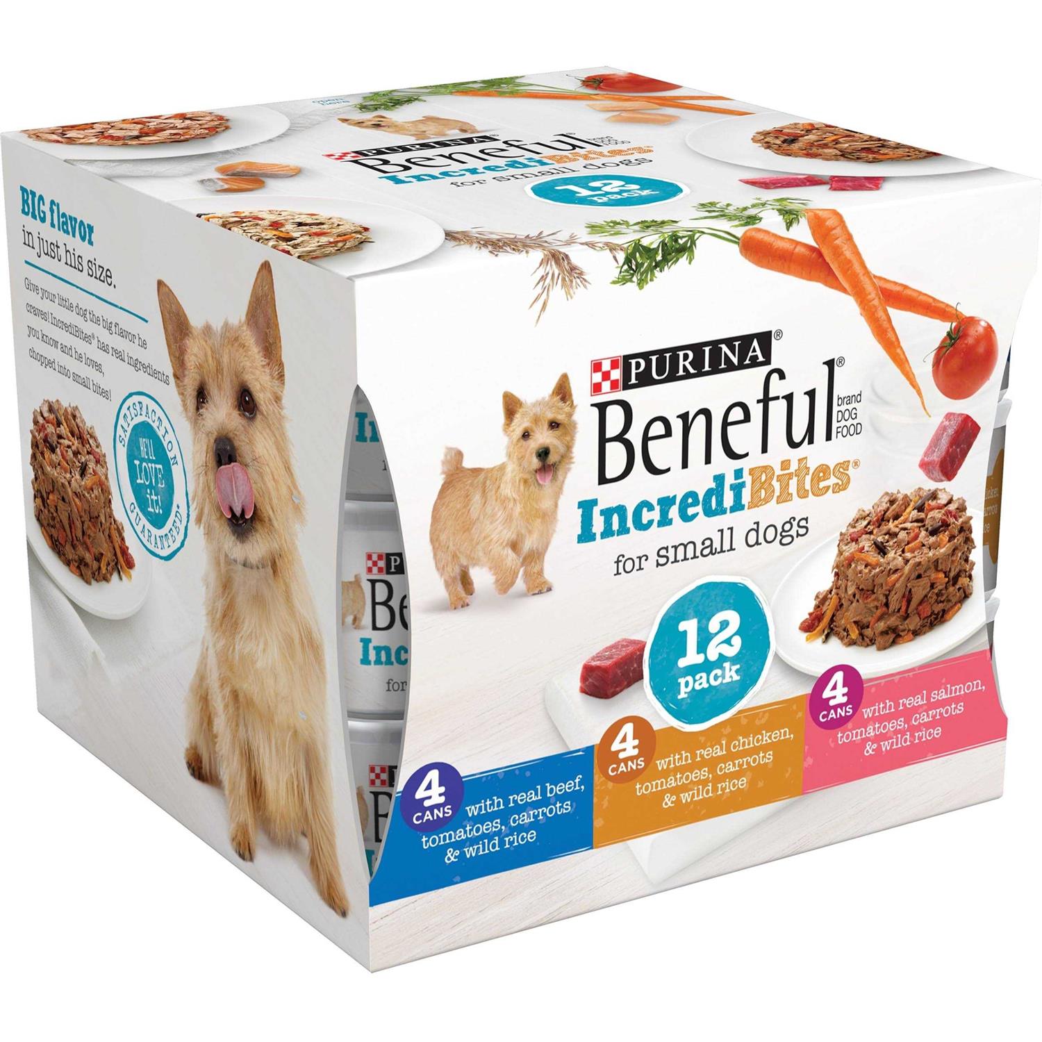 Purina Beneful IncrediBites Small Breed Wet Dog Food Variety Pack