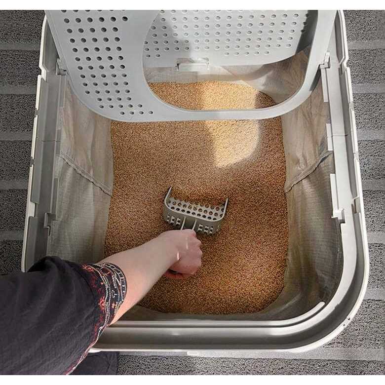 Modkat MKXL103 XL Litter Box, Top-Entry or Front-Entry Configurable