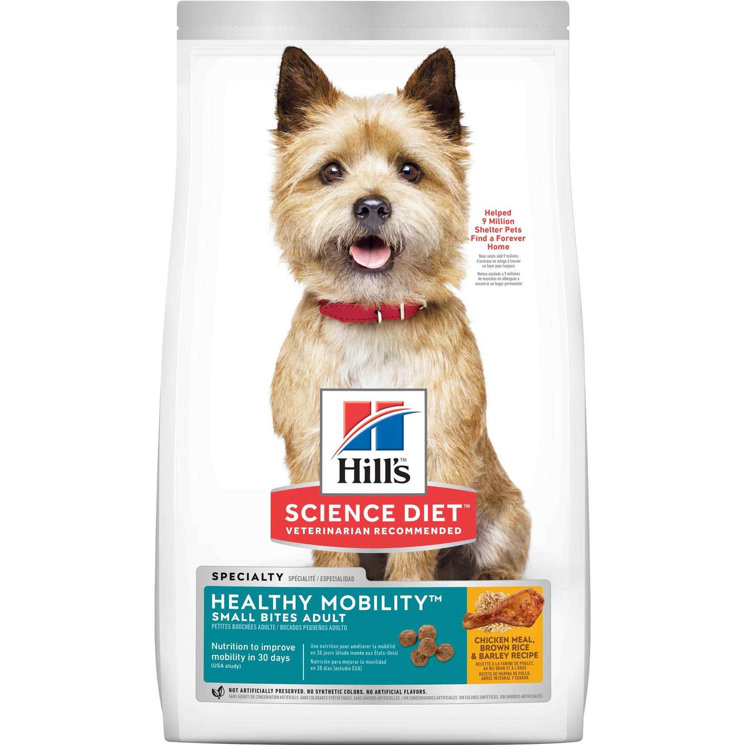 Hill’s Science Diet Adult Healthy Mobility Small Bites Dog Food