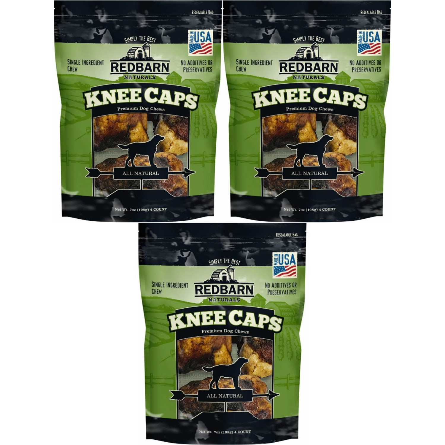 Redbarn Knee Caps Dog Treats