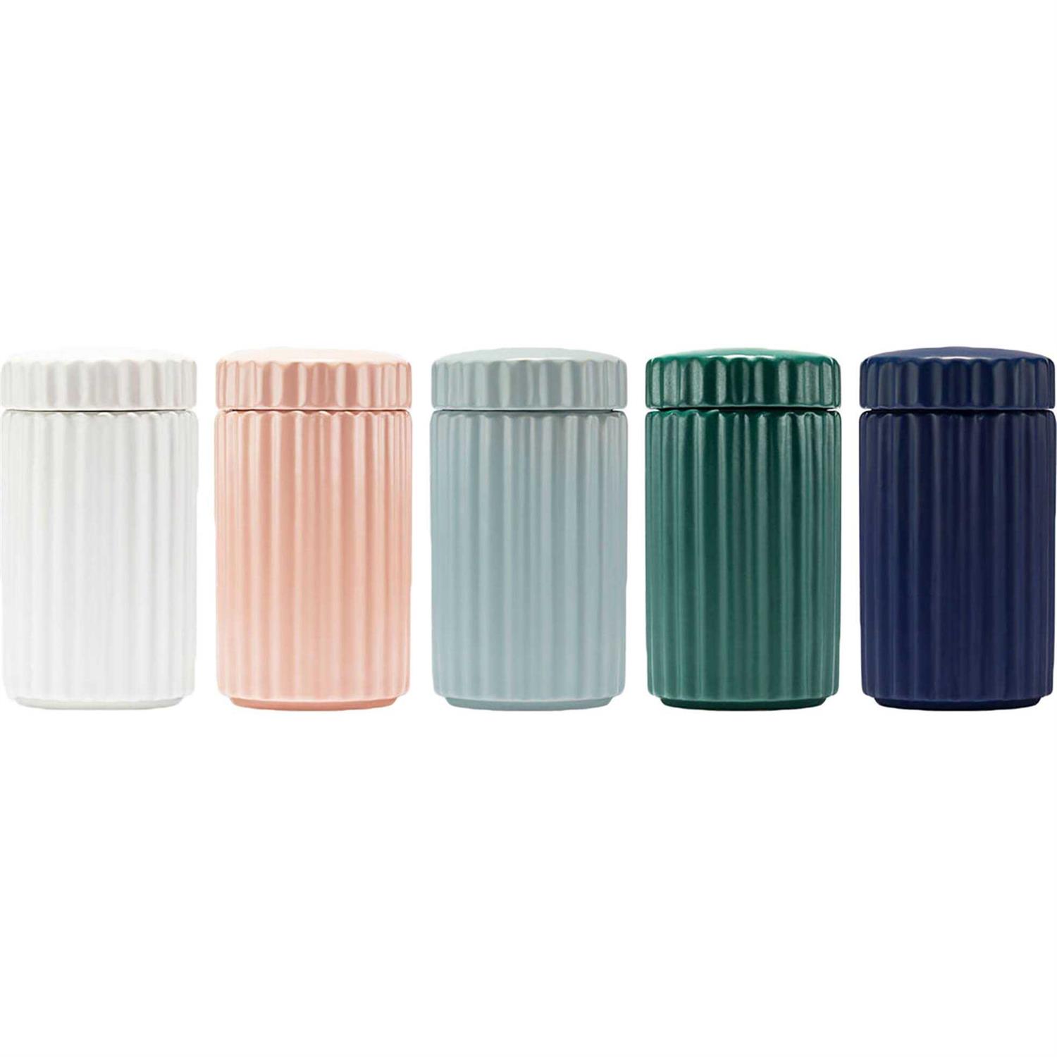 Waggo Ceramic Ripple Dog Treat Jar