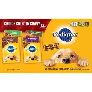 Pedigree Choice Cuts in Gravy Wet Dog Food Variety Pack