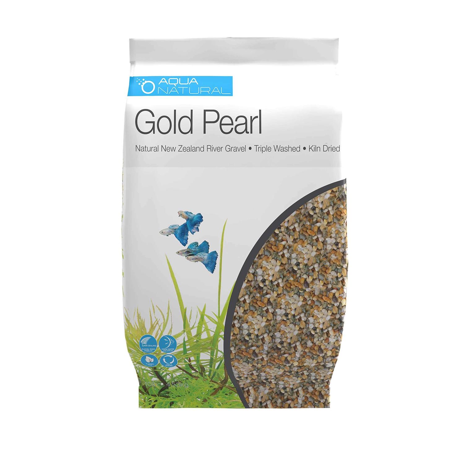 Aquanatural Gold Pearl Gravel Substrate Aquariums, vivariums and terrariums
