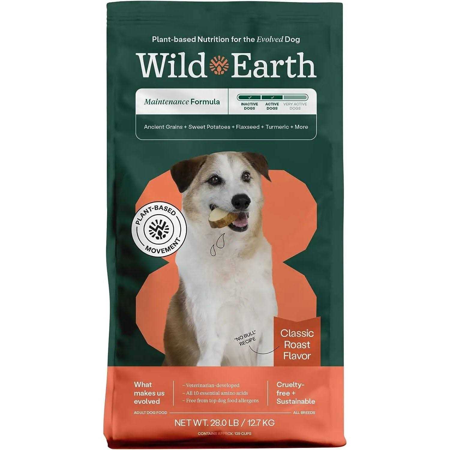 Wild Earth Golden Rotisserie Flavor Maintenance Formula Dry Dog Food