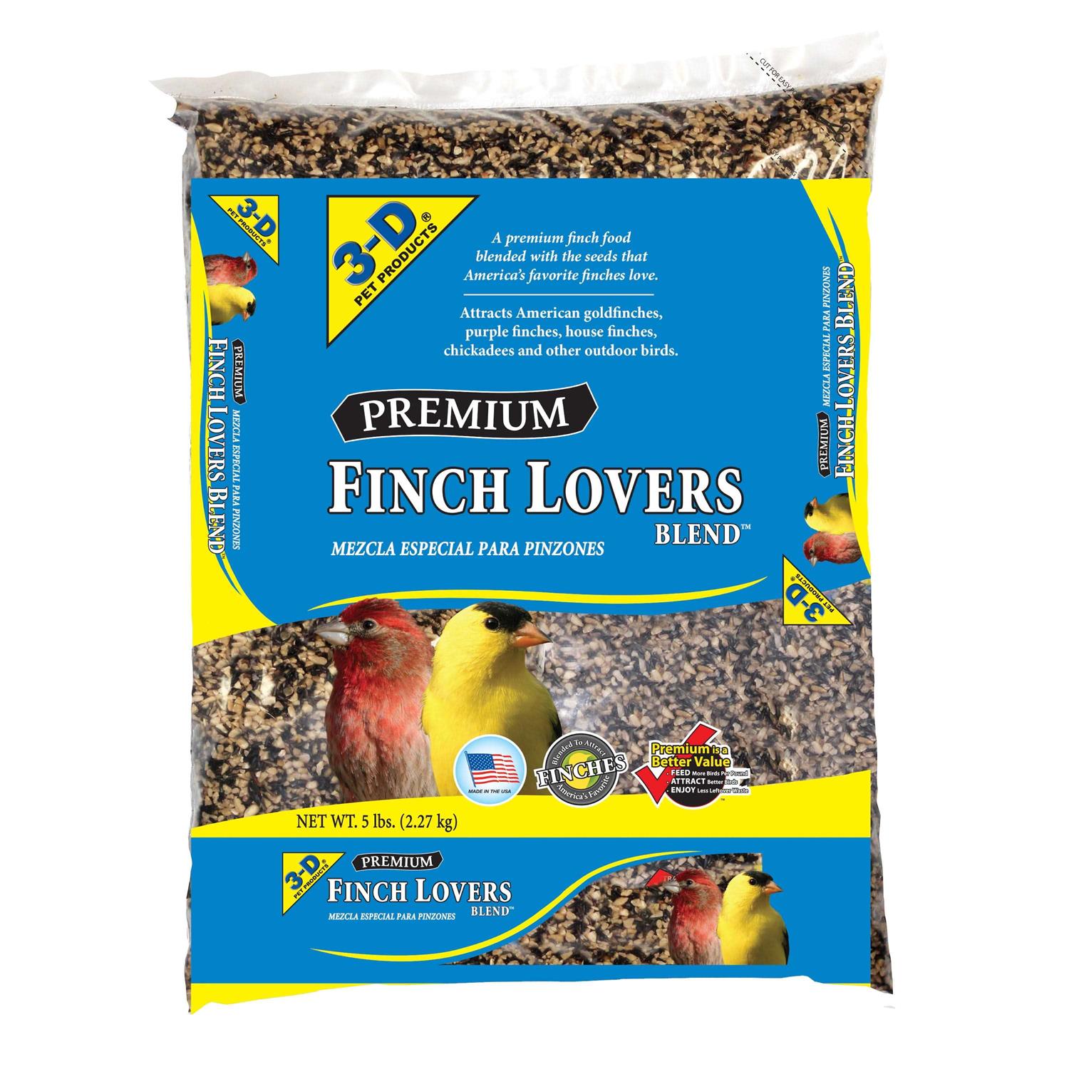 3-d Pet Products Premium Finch Lovers Blend Bird Seed