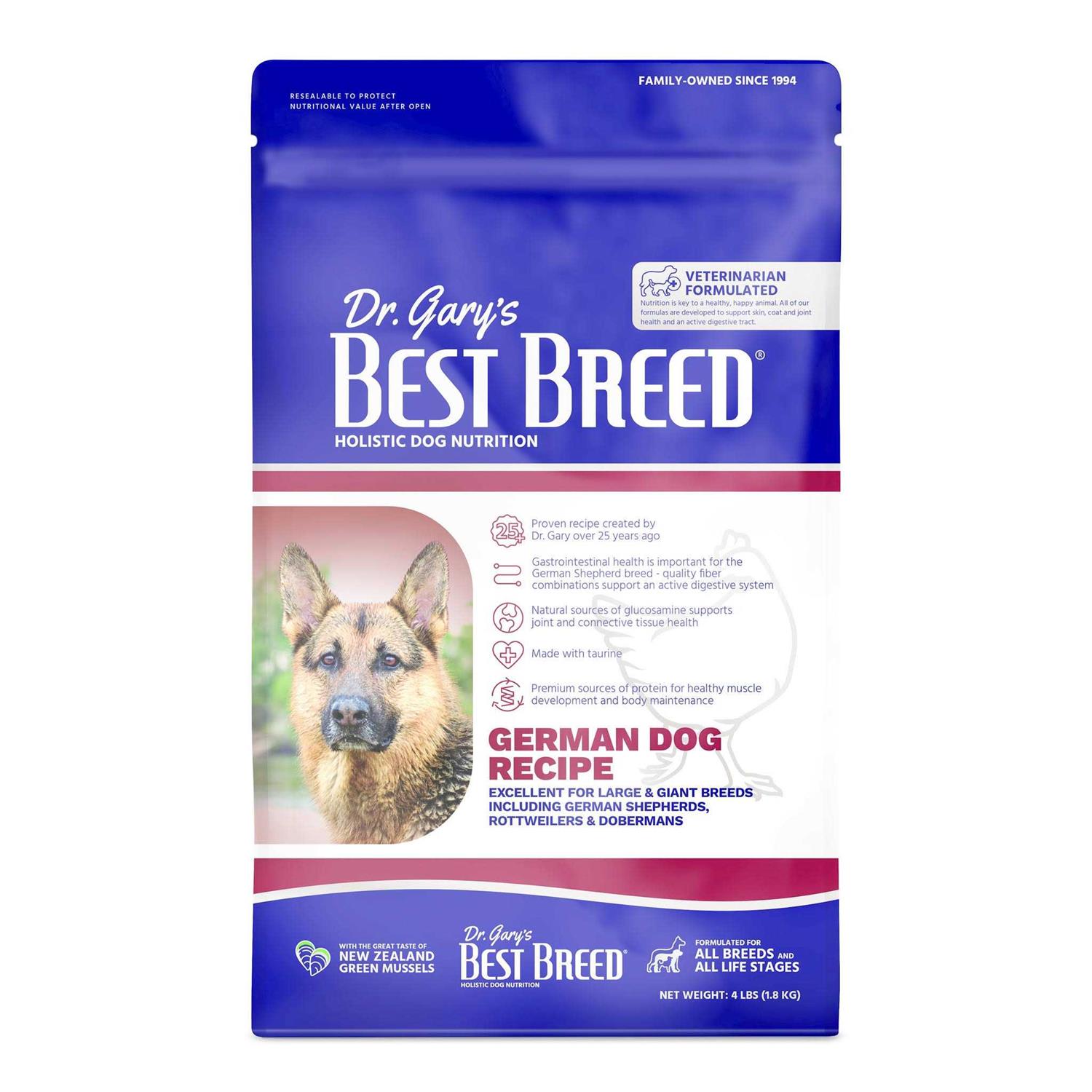 Dr. Gary’s Best Breed German Dry Dog Food