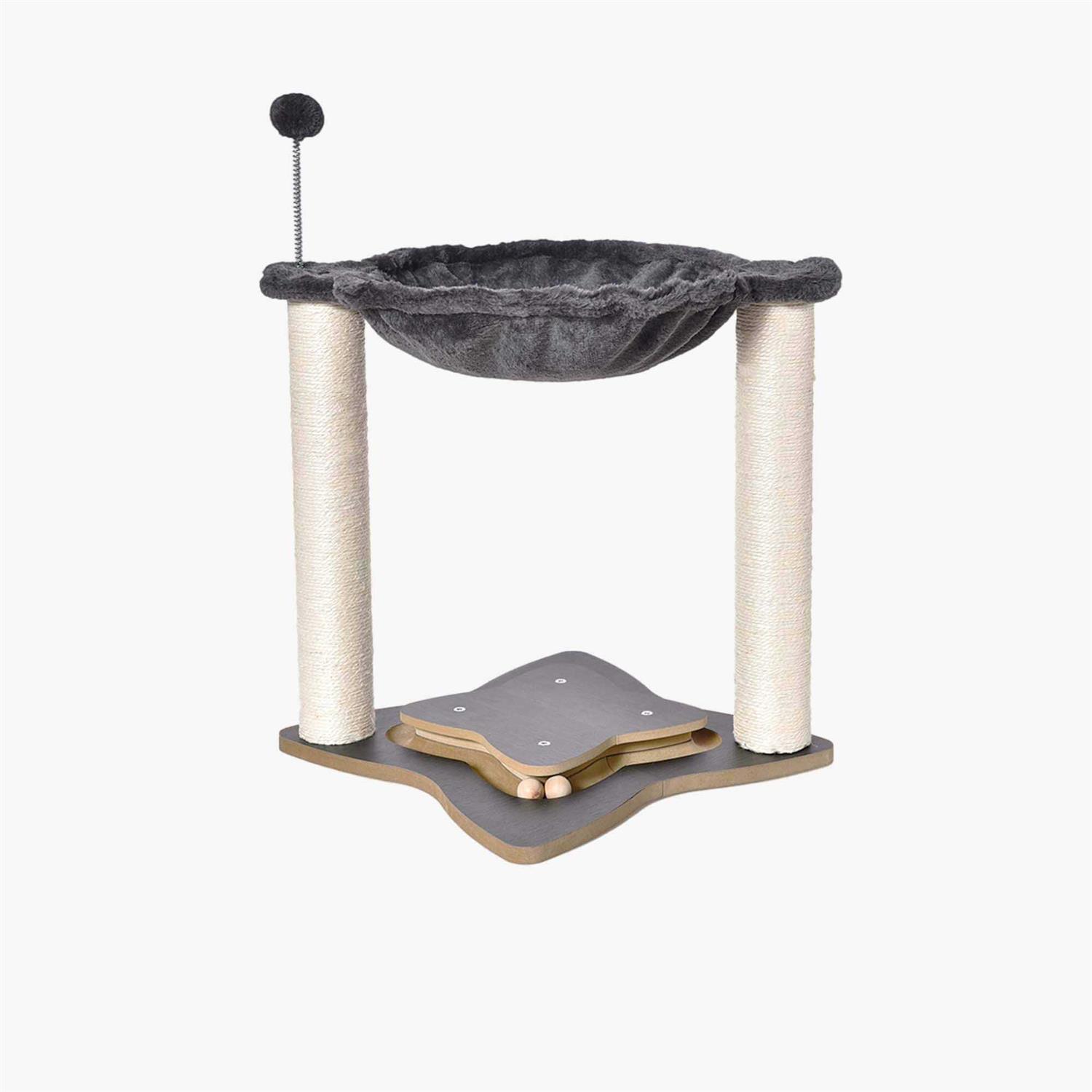 Petfamily 3 in 1 Cat Scratching Post with Hammock