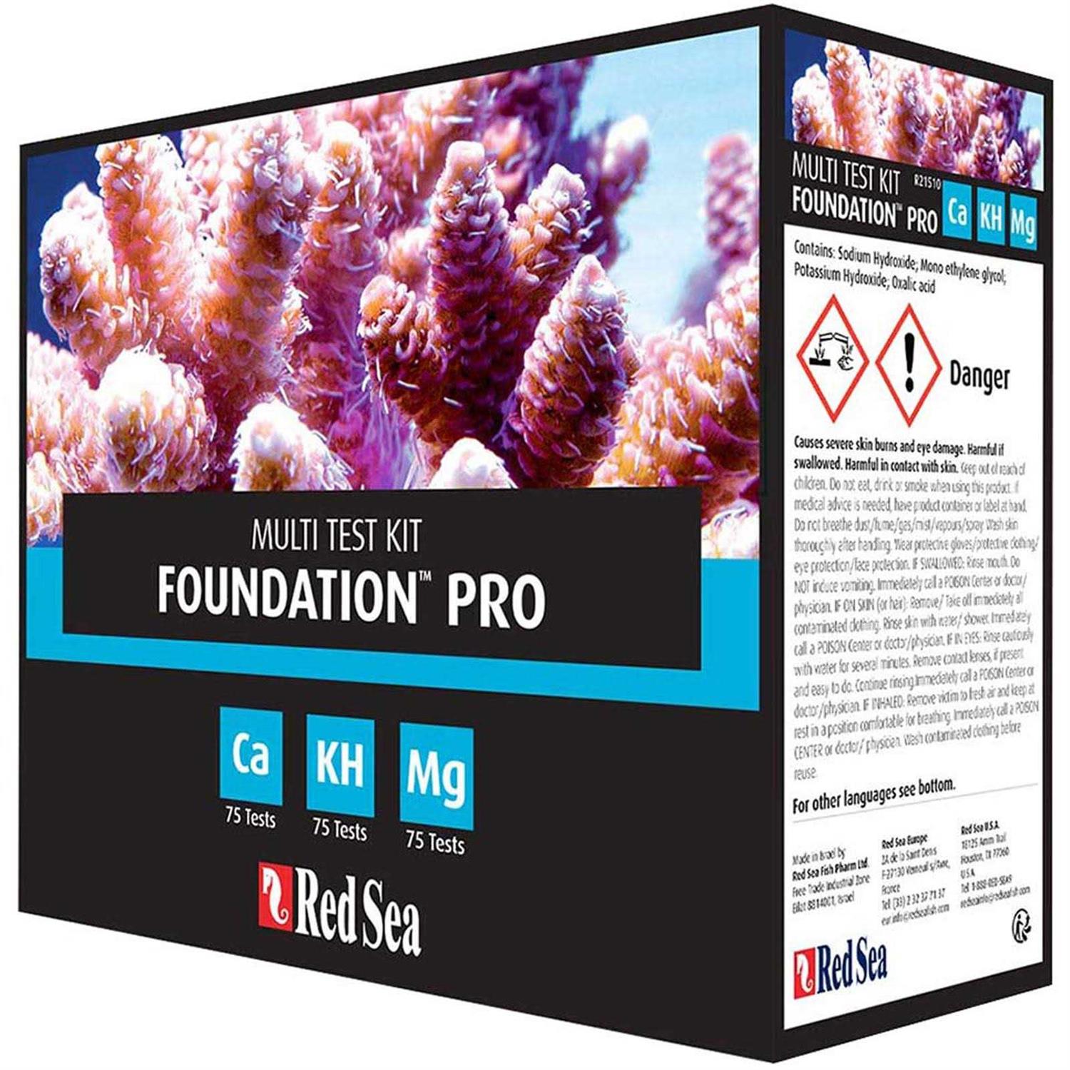 Red Sea Reef Foundation Pro Multi Test Kit