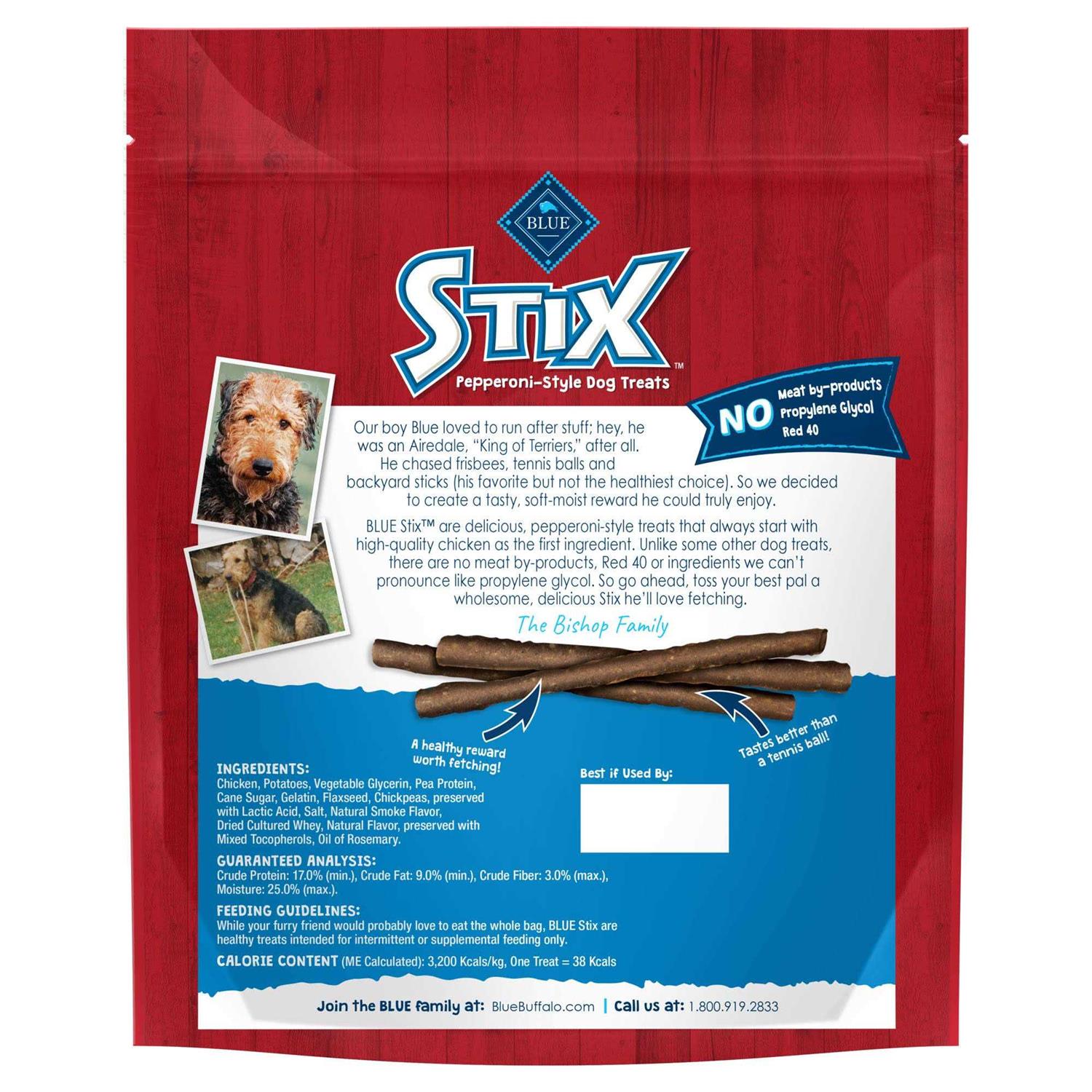Blue Buffalo Stix Dog Treats