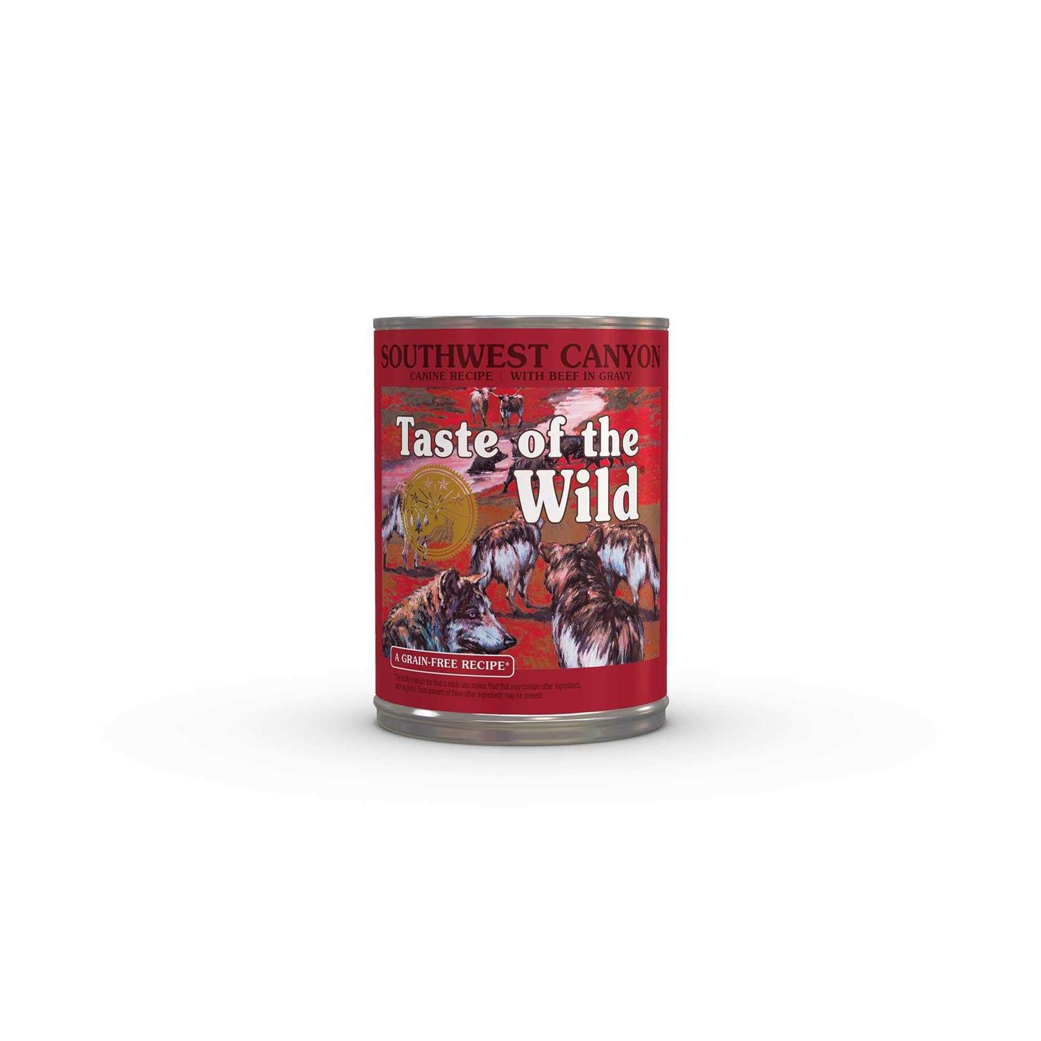 Taste of The Wild Southwest Canyon Canned Dog Food Case