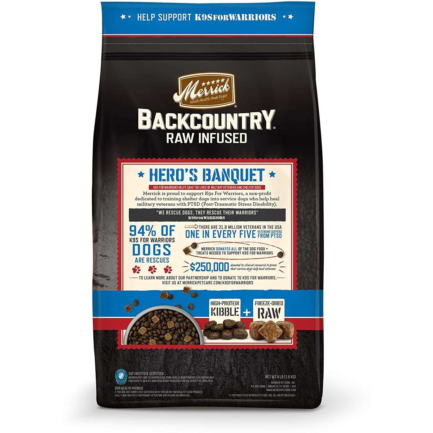 Merrick Backcountry Grain Free Hero’s Banquet Dry Dog Food