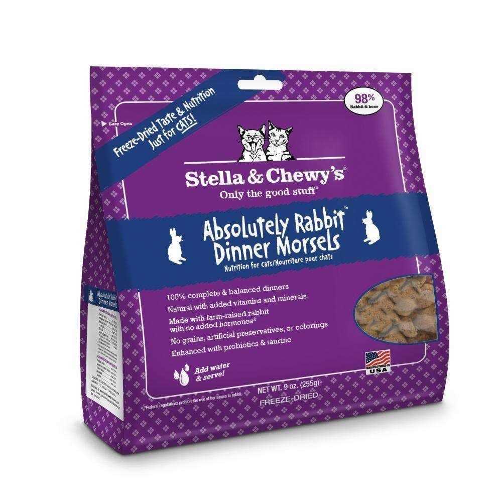 Stella & Chewy’s Absolutely Rabbit Dinner Morsels Freeze Dried Cat Food