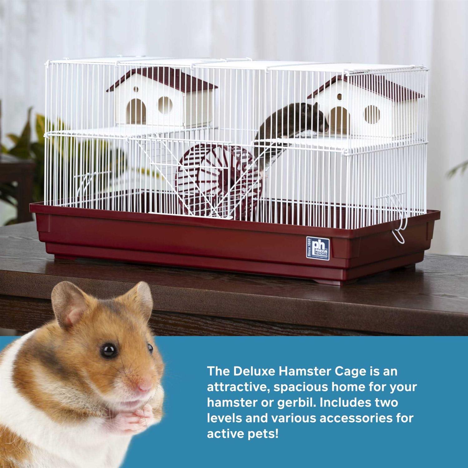 Prevue Pet Deluxe Hamster & Gerbil Cage