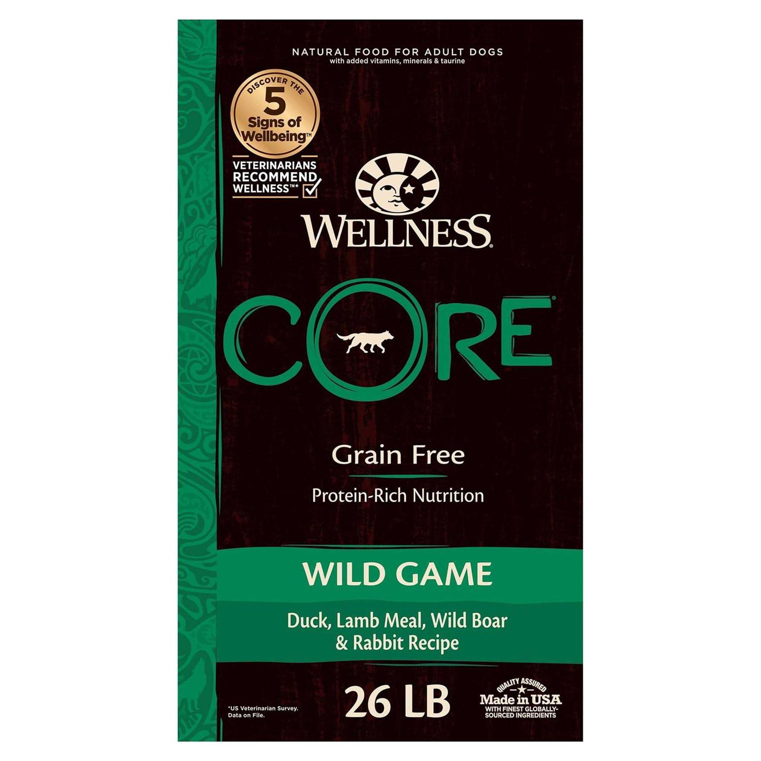 Wellness CORE Wild Game Grain-Free Dry Dog Food