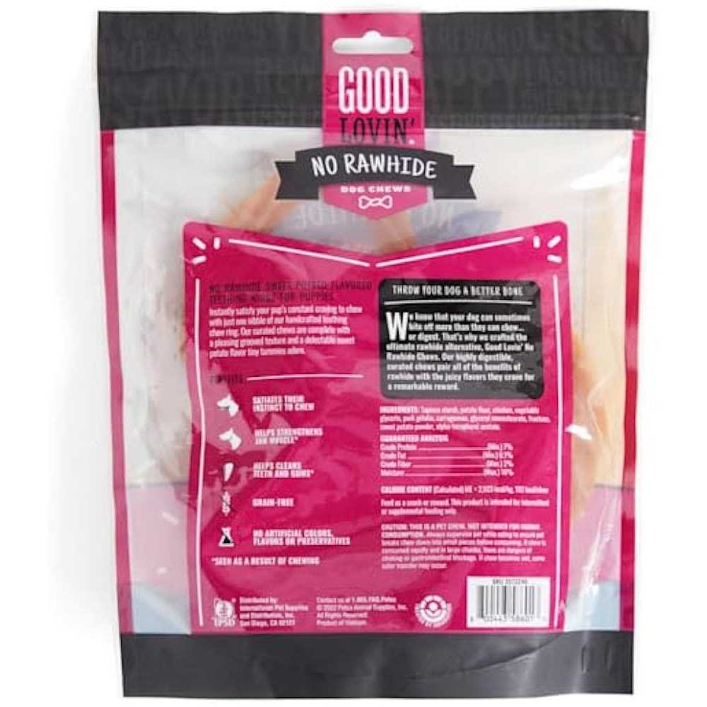 Good Lovin’ Rawhide-Free Sweet Potato Puppy Ring Dog Treats