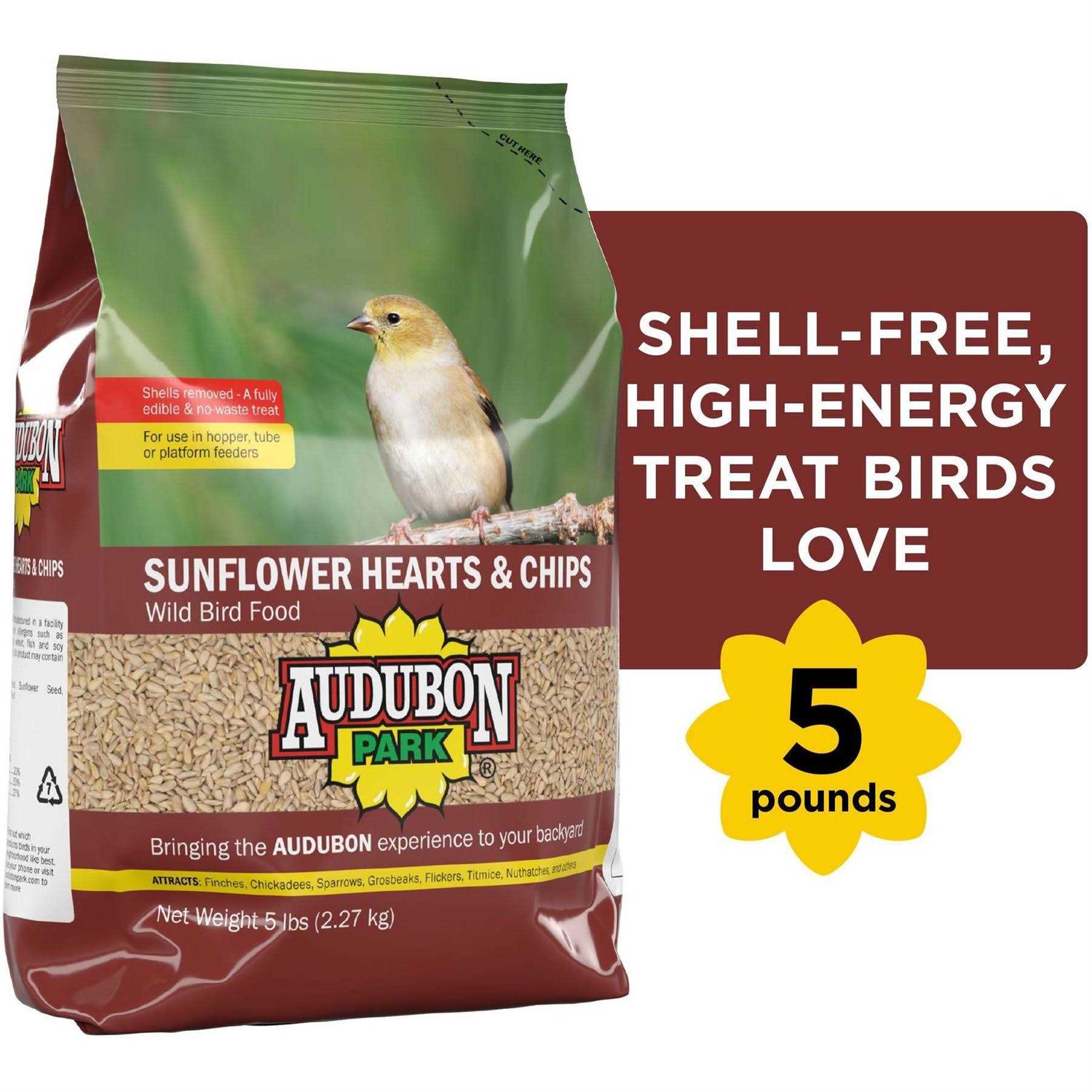 Audubon Park Sunflower Hearts & Chips Wild Bird Food