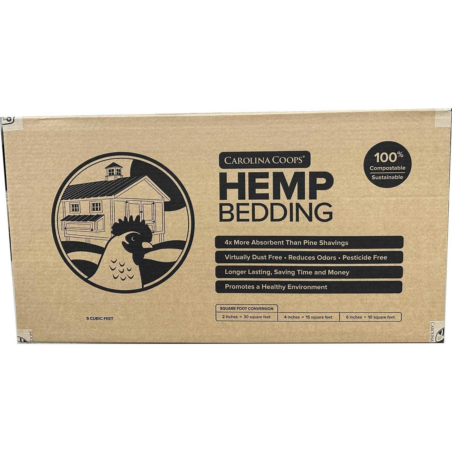 Carolina Coops Hemp Poultry Bedding