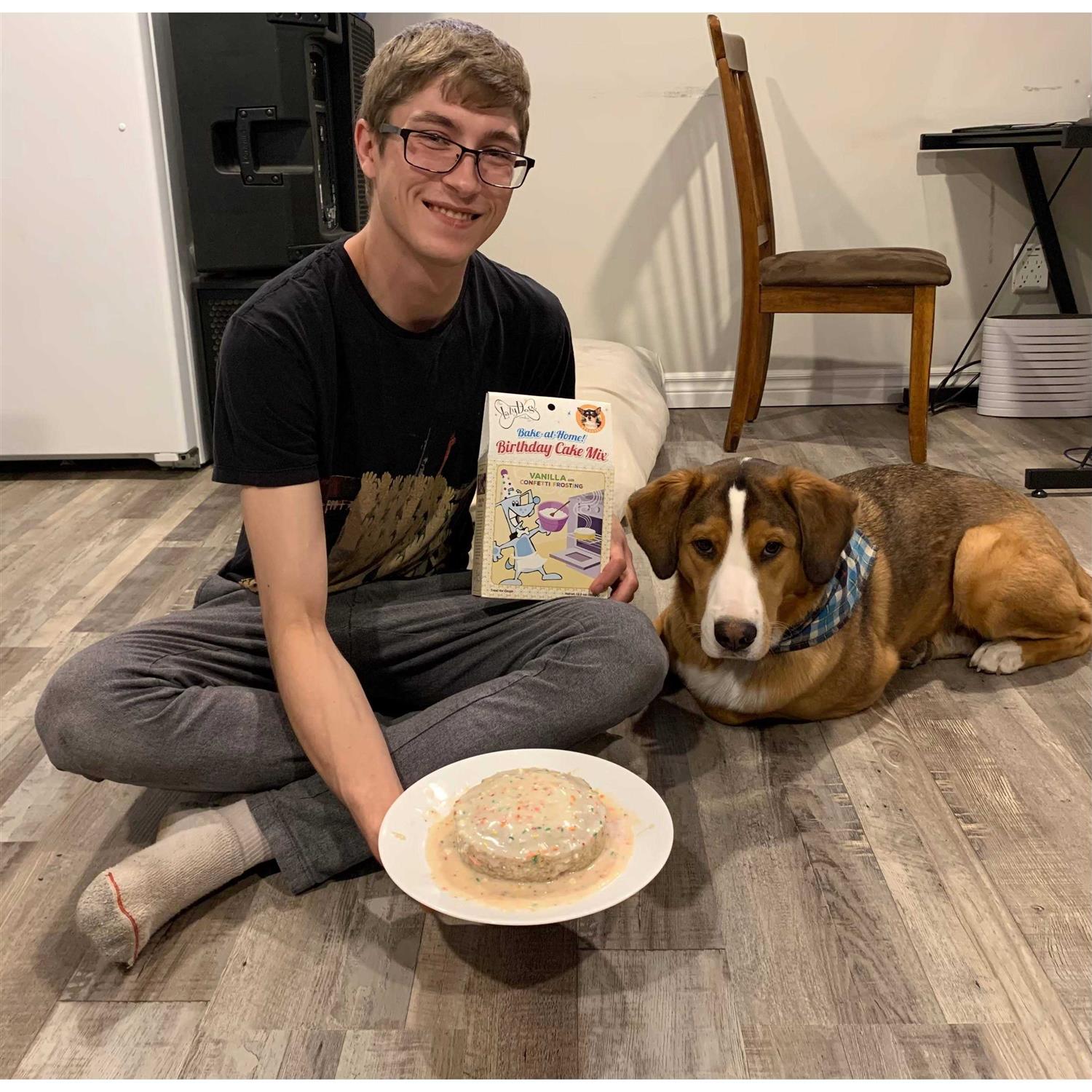Lazy Dog Bake-at-Home Vanilla Birthday Cake Mix