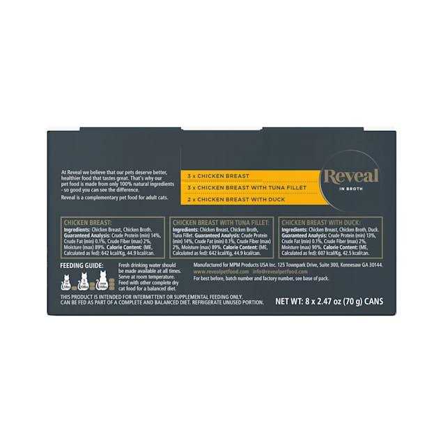 Reveal Natural Wet Cat Food Chicken in Broth Variety Pack