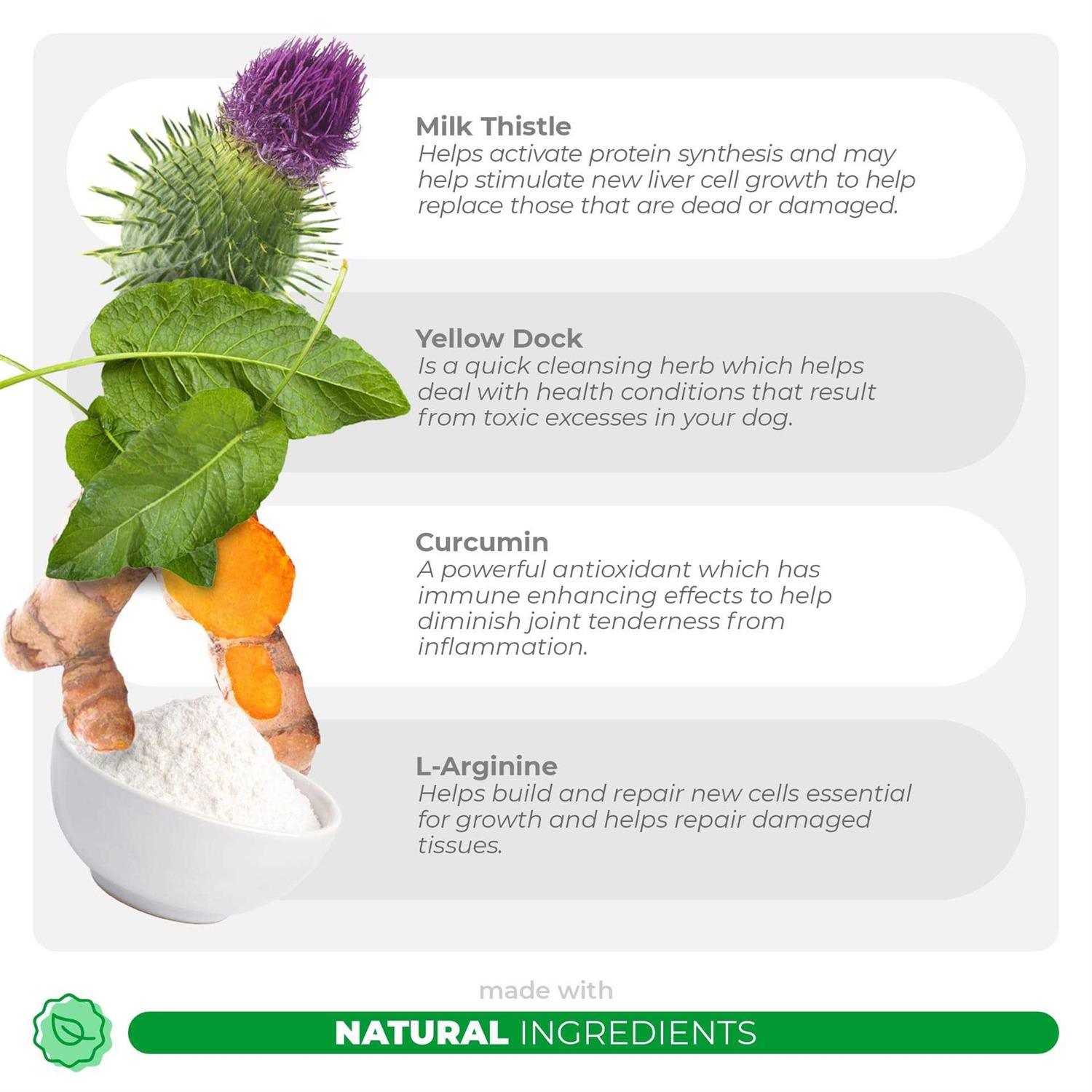 Coco and Luna Milk Thistle for Dogs 90 Soft Chews Liver and Kidney Support for Dogs