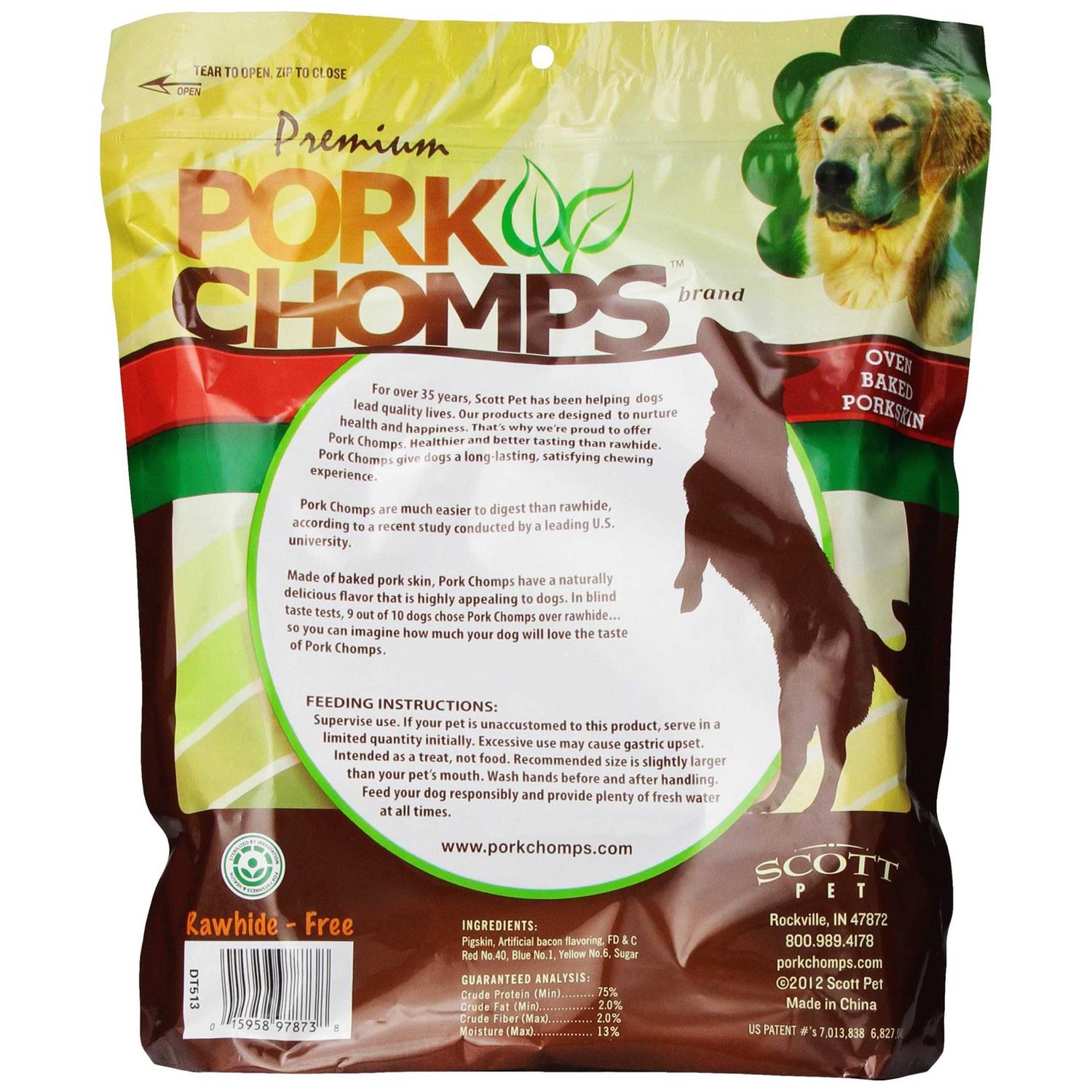 Premium Pork Chomps Bacon Knotz