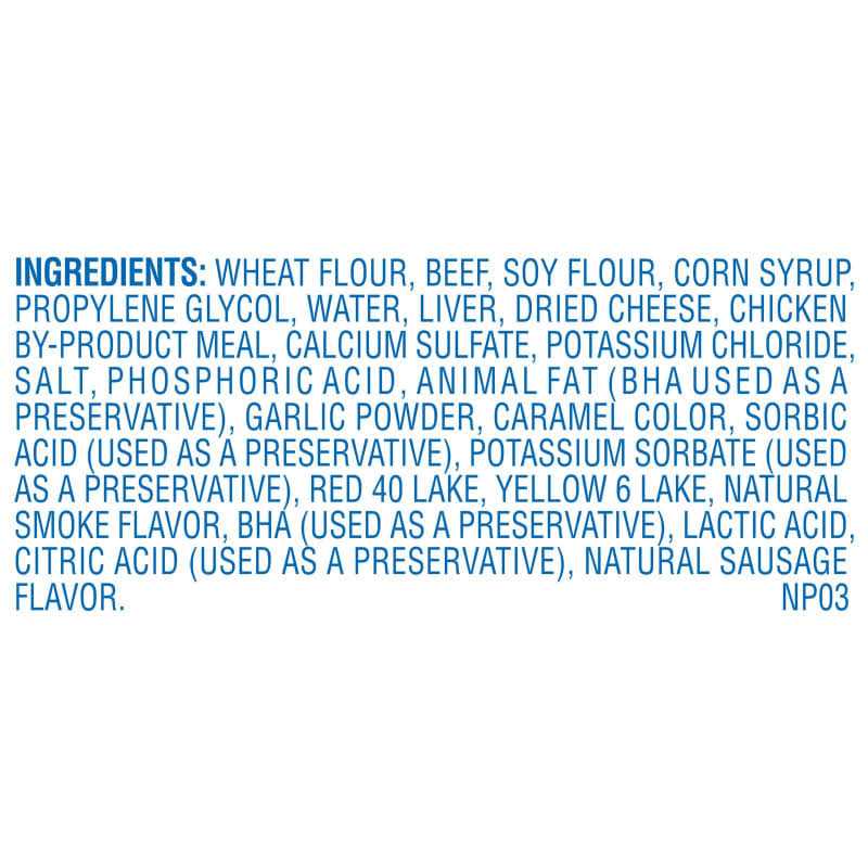 Canine Carry Outs Sausage Links Beef Flavor Dog