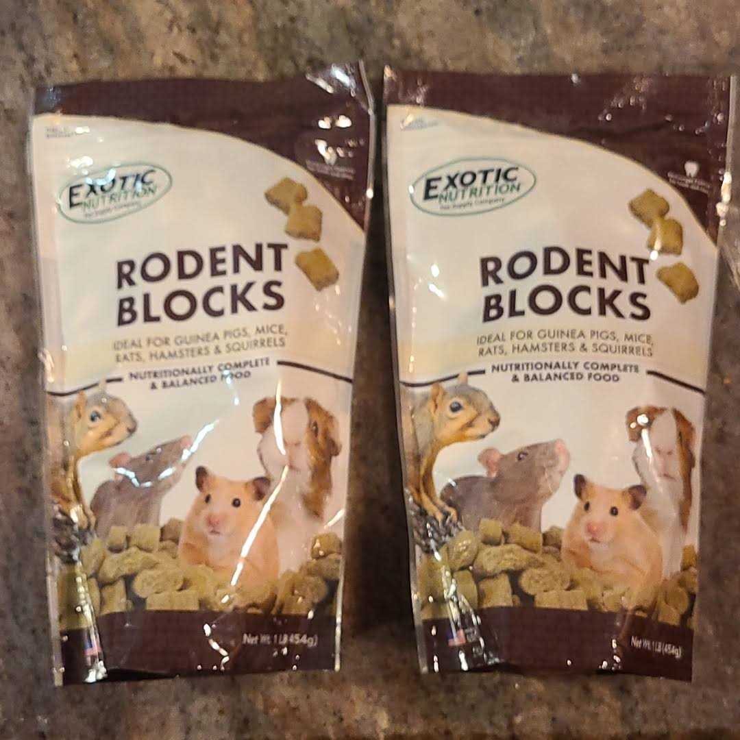 Exotic Nutrition Rodent Blocks Small Animal Food