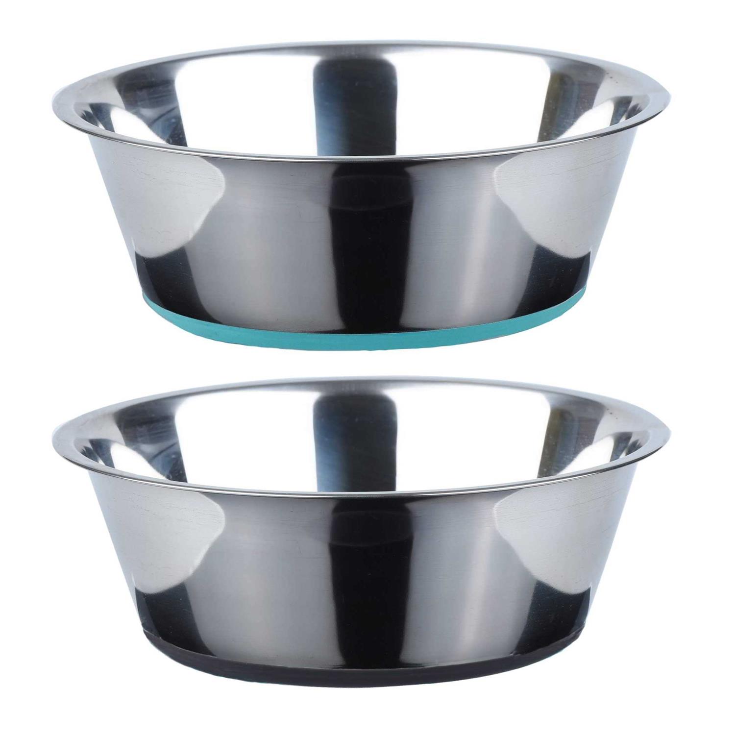 PEGGY11 Deep Stainless Steel Anti-Slip Dog Bowls