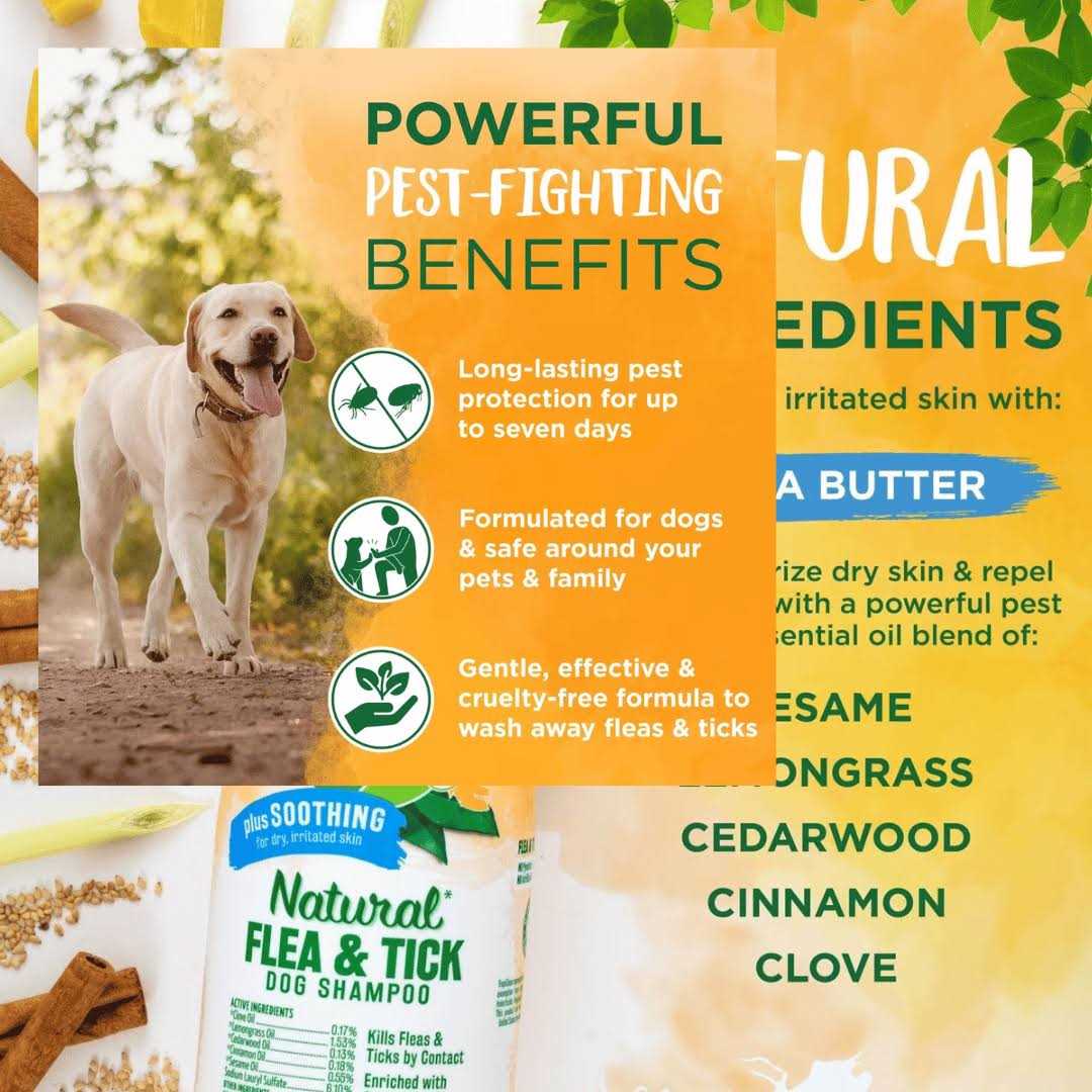 Tropiclean Natural Flea & Tick Shampoo Plus Soothing