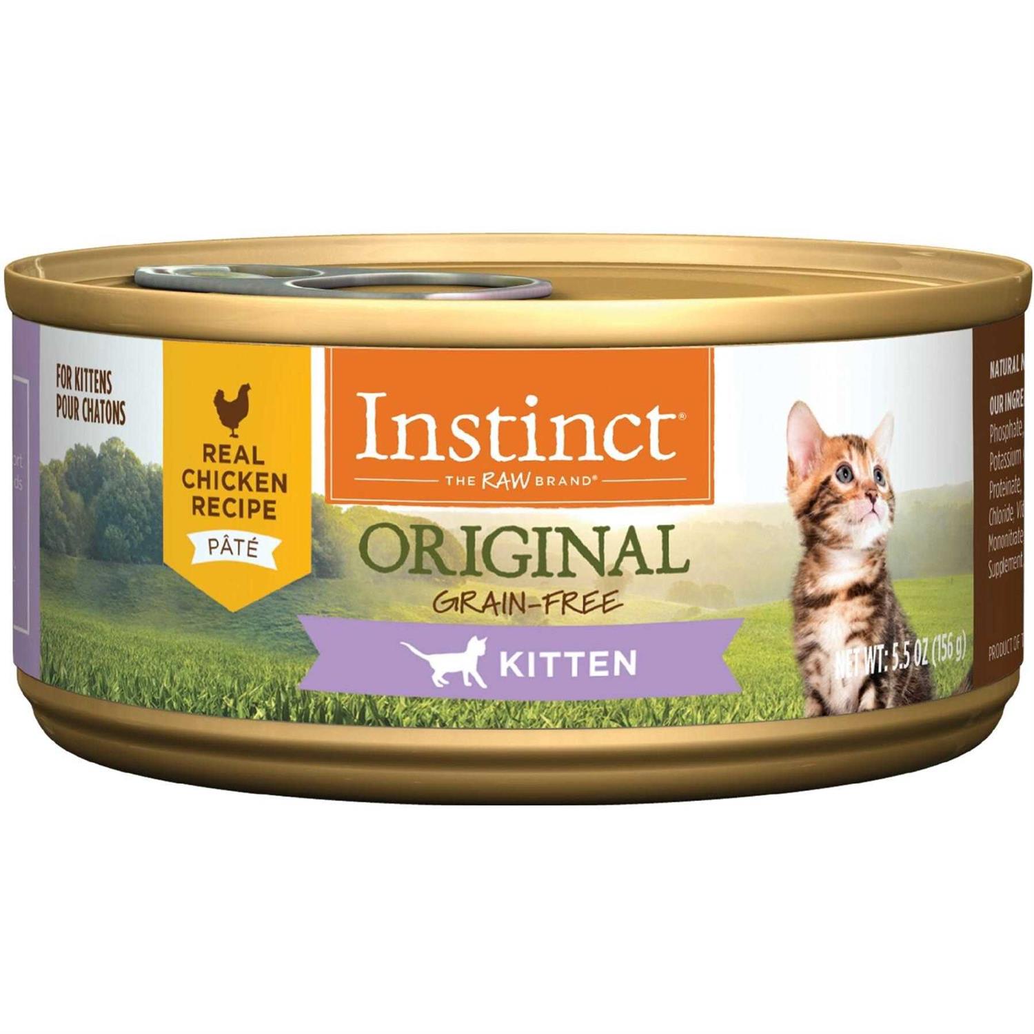 Instinct Original Kitten Real Chicken Recipe Grain-Free Wet Cat Food