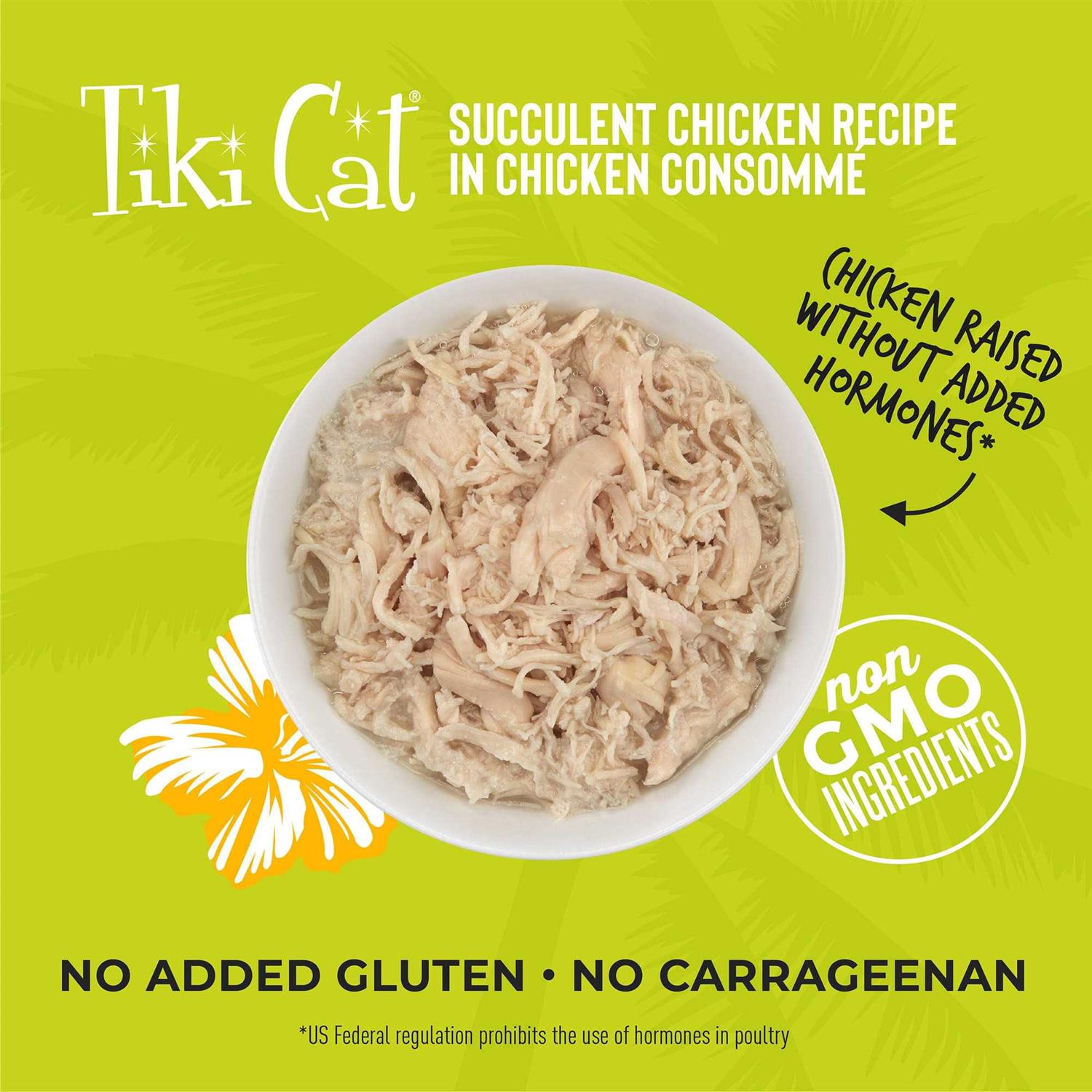 Tiki Cat Puka Puka Luau Succulent Chicken Cat Food