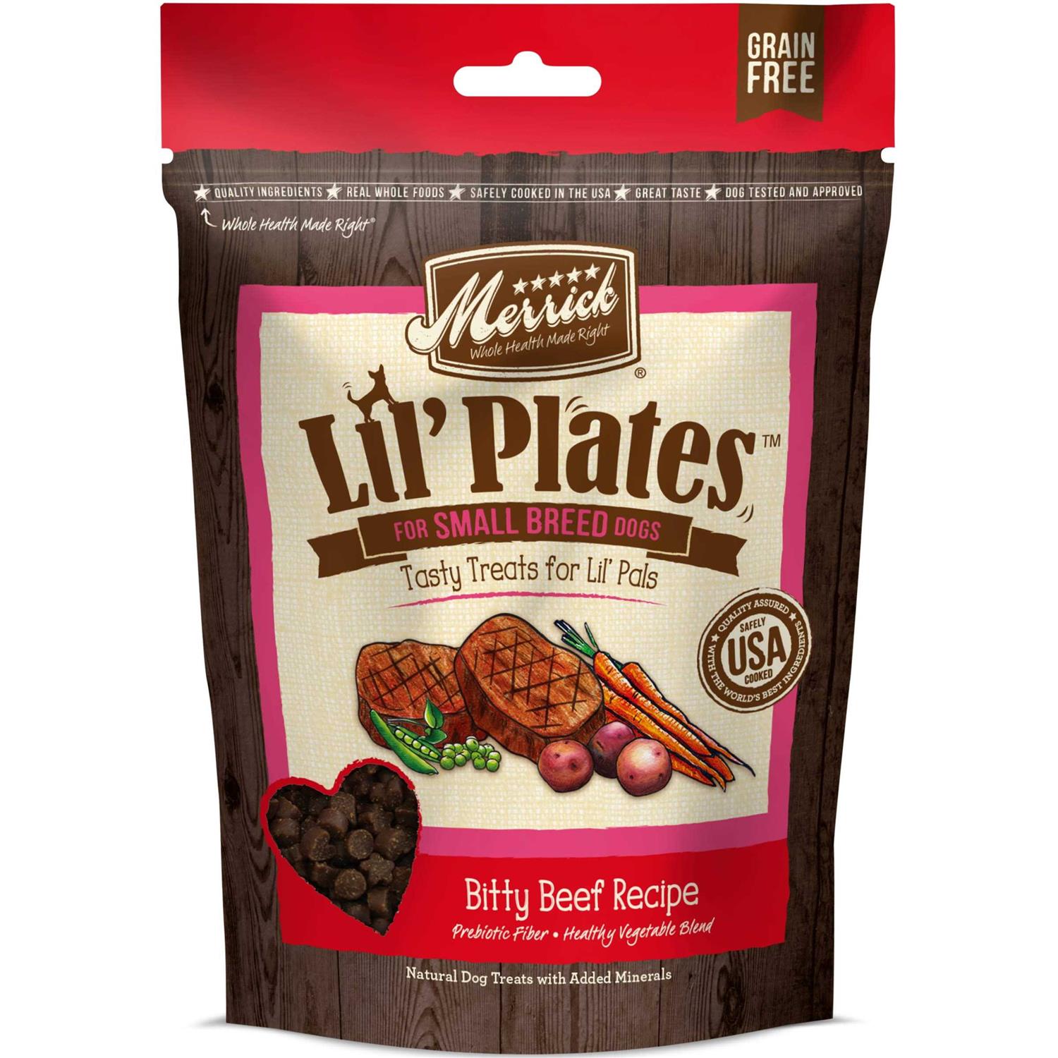 Merrick Lil’ Plates Small Recipe Dog Treats