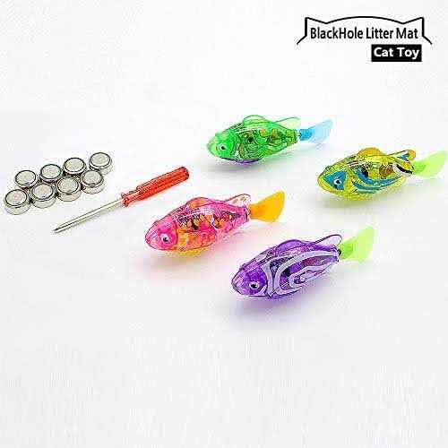 Blackhole Litter Mat with Interactive Cat Toy