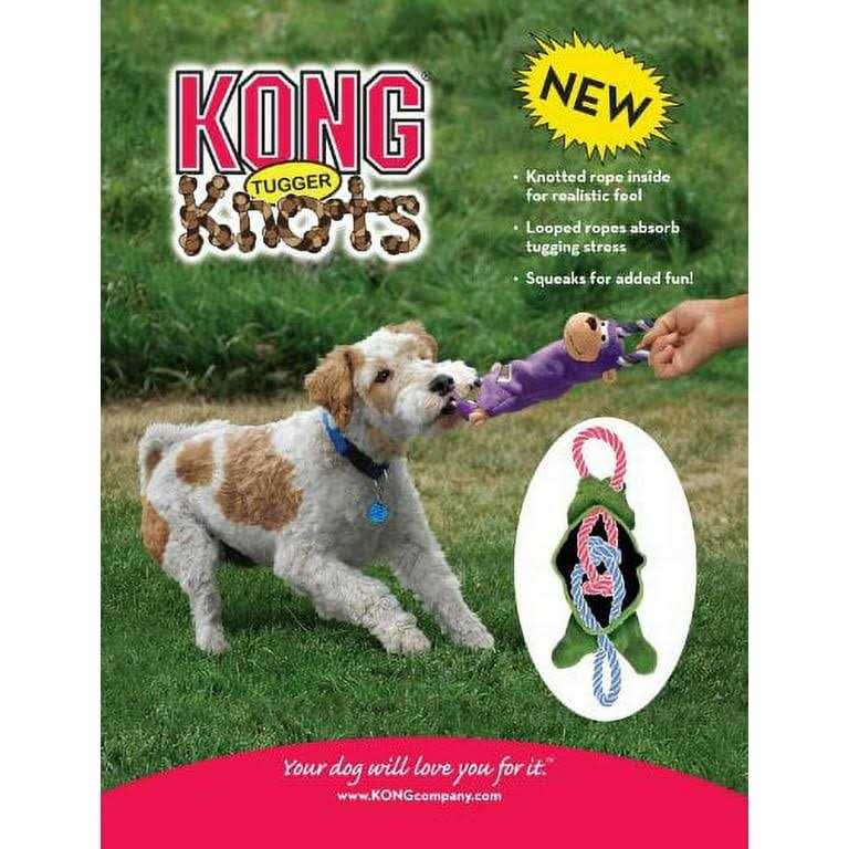 KONG Tugger Knots Moose Dog Toy