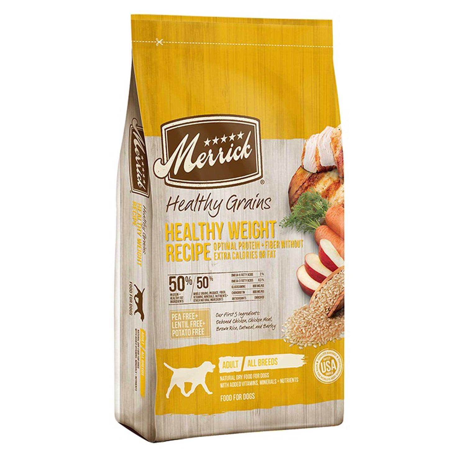 Merrick Healthy Grains Dry Dog Food Healthy Weight Recipe